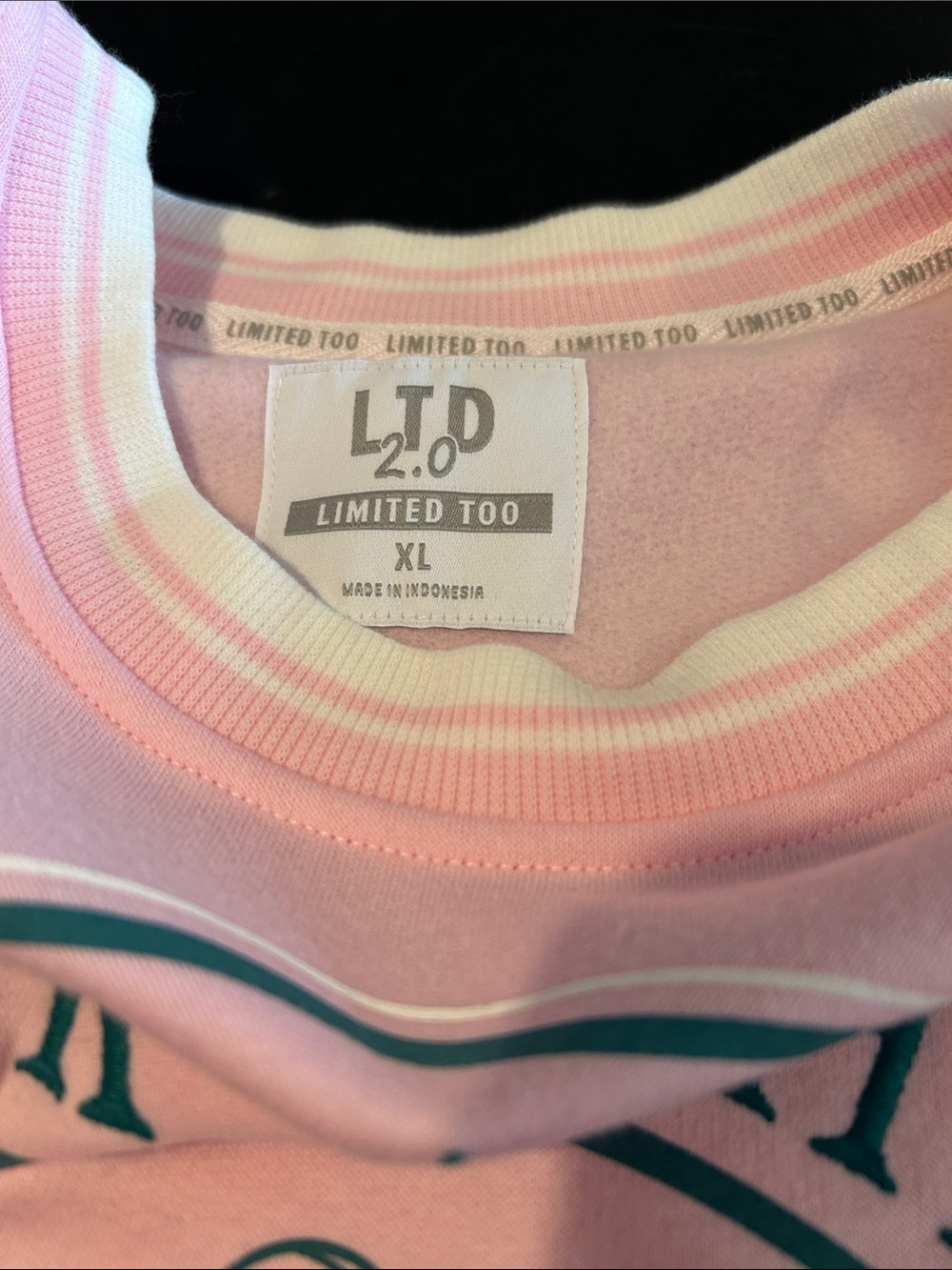 New York Athletics Tennis Club Pink Sweatshirt - Picture 4 of 9